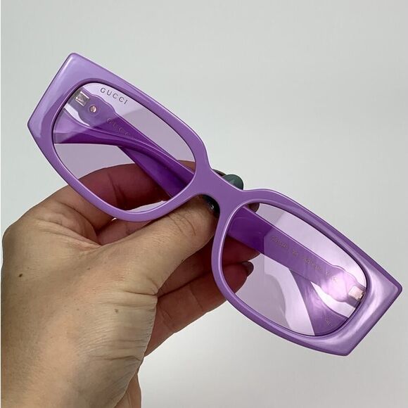 Gucci Sunglasses GG1534S 004 Violet Women Authentic - Picture 1 of 11